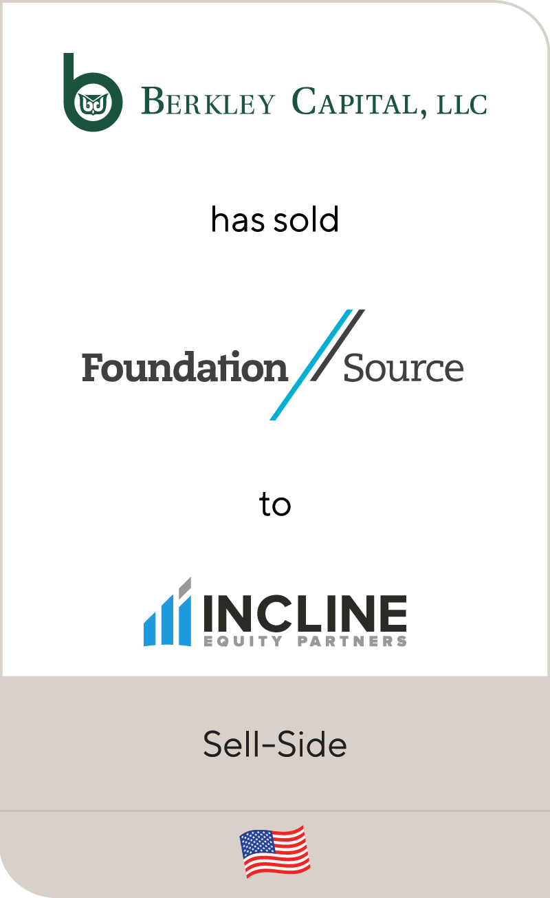 Berkley Capital LLC Foundation Source Incline Equity Partners 2020