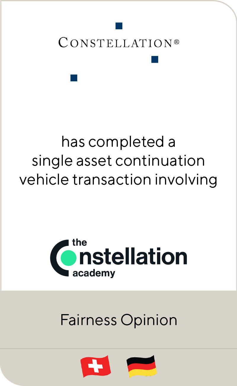 CONSTELLATION closes continuation fund at approximately €100 million