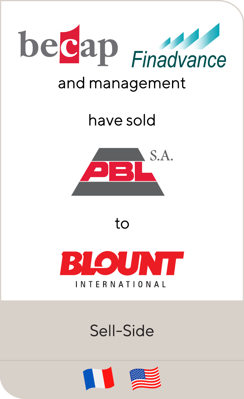 Finadvance Becap PBL SA Blount International 2011