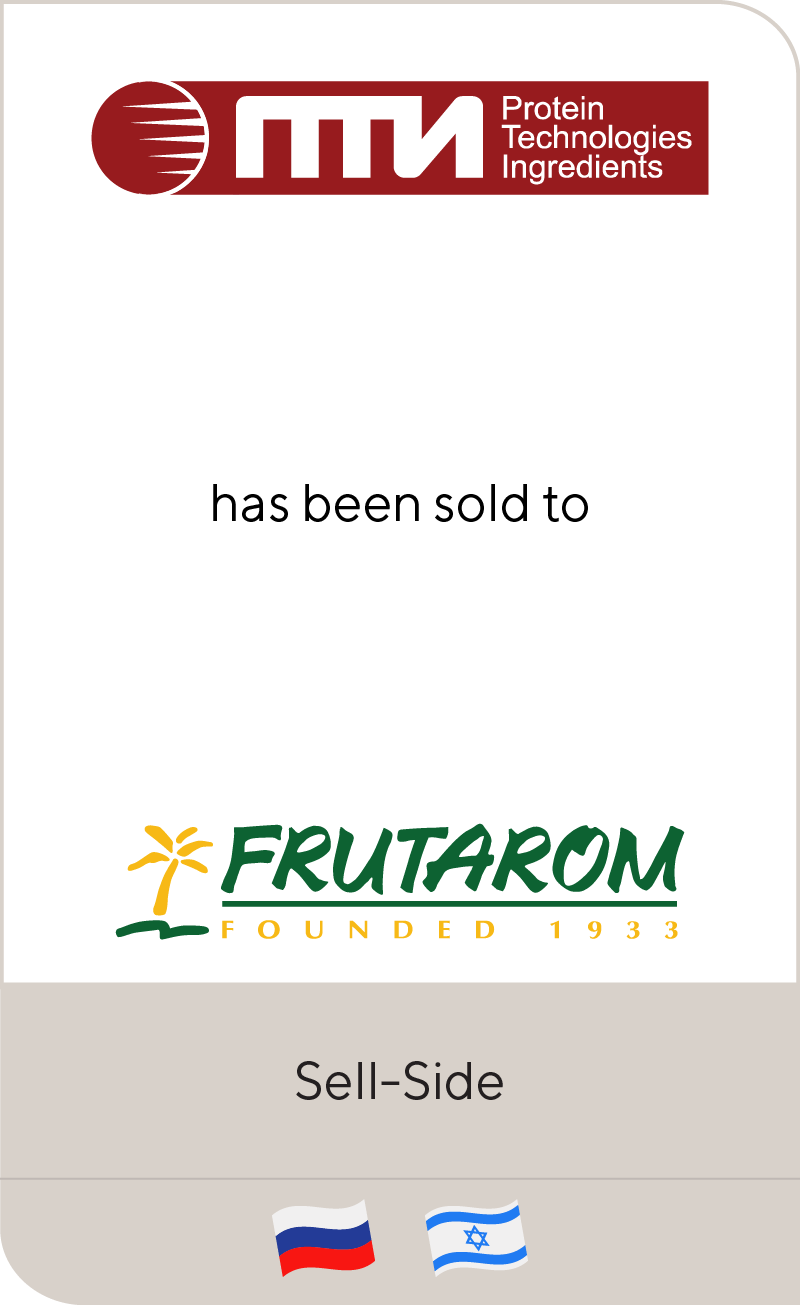 PTI has been sold to Frutarom