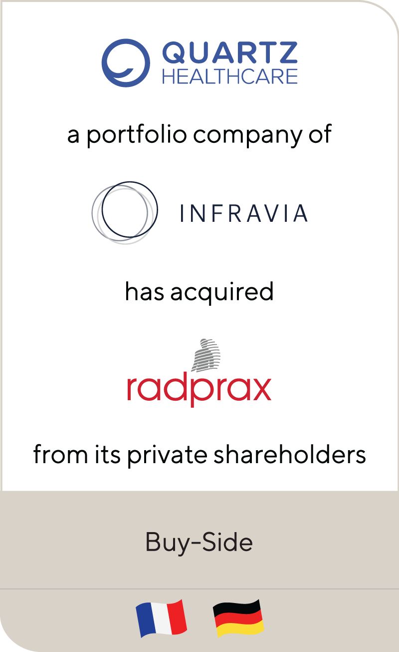 Quartz Healthcare InfraVia Radprax 2022