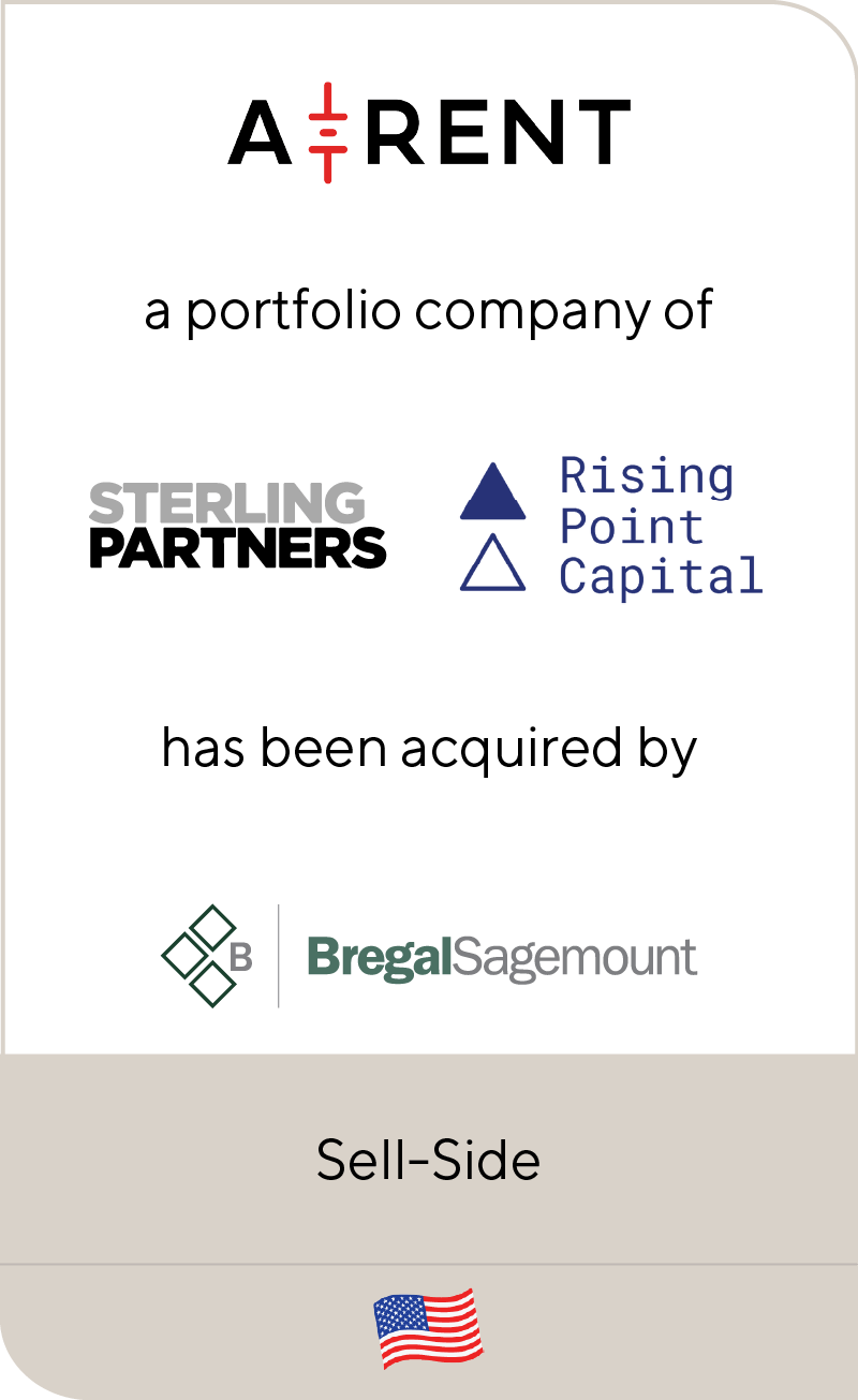 A-Rent Test Equipment, a portfolio company of Sterling Partners and Rising Point Capital, has been acquired by Bregal Sagemount