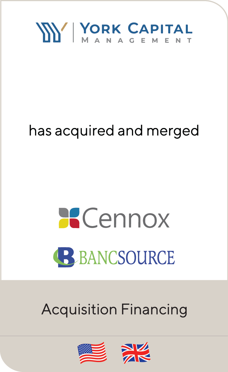 York Capital Management Cennox Bancsource 2021